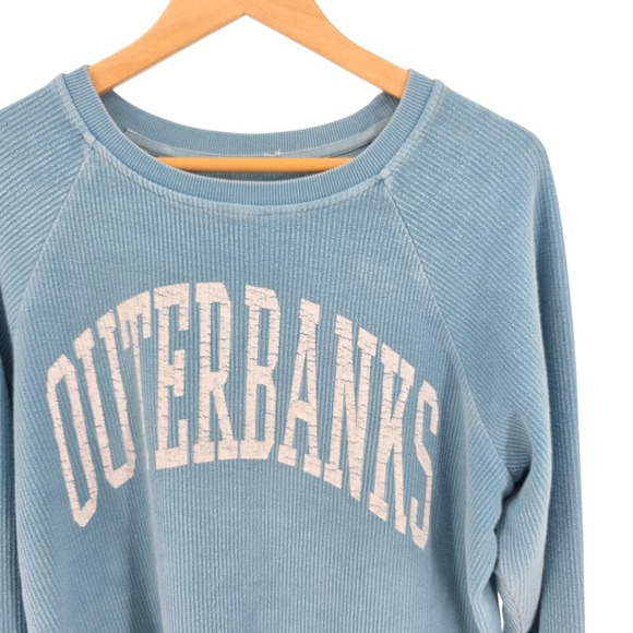 Altard State Outer Banks Blue Corduroy Sweatshirt XS Pullover - Picture 1 of 7